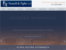 Tablet Screenshot of legalclassactions.com